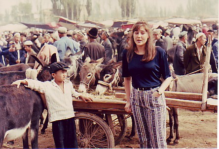Mercado de Kashgar. China (7.8.1994)