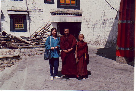 Monjes en el monasterio de Drepung. Lhasa (18.8.1994)