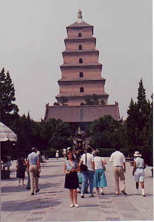 Pagoda de la Gran Oca. Xian (12.8.1994)