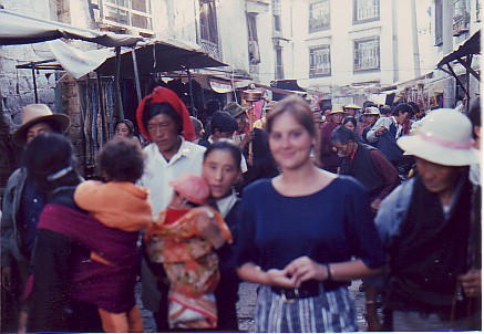 Alrededores del templo Jokhang. Lhasa (18.8.1994)